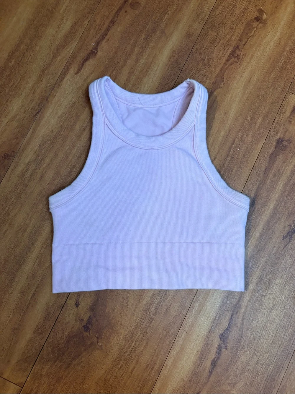 Alo Pink Crop Top